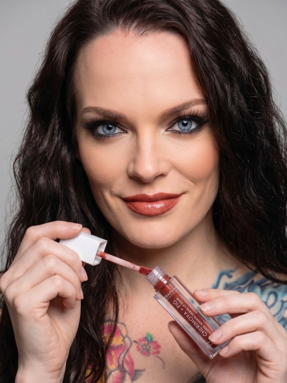 Seraphine Botanicals ✦ Cherimoya + Fig Lip Stain Latte ✦ Long-Lasting 0.07oz NWT